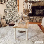 Oriental Area Rug in Moroccan Farmhouse Style, Machine-Woven
