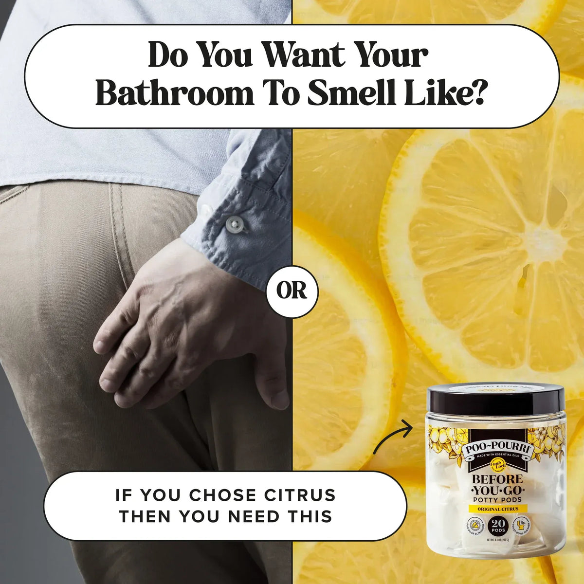 Original Citrus Toilet Bowl Cleaner Pods