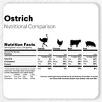 Ostrich Tendon Dog Chew in a Braided Long Format, Made from 100% Ostrich Tendons and Measuring 16 Inches