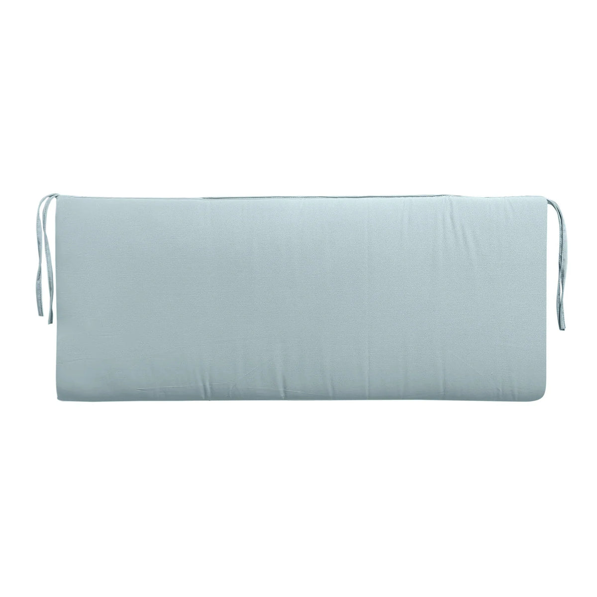 Outdoor Bench Cushion with Ties, Plush Knife-Edge Fill, Weather-Resistant Fabric, Multiple Colors and 3 — Tranquil Blue / 41"