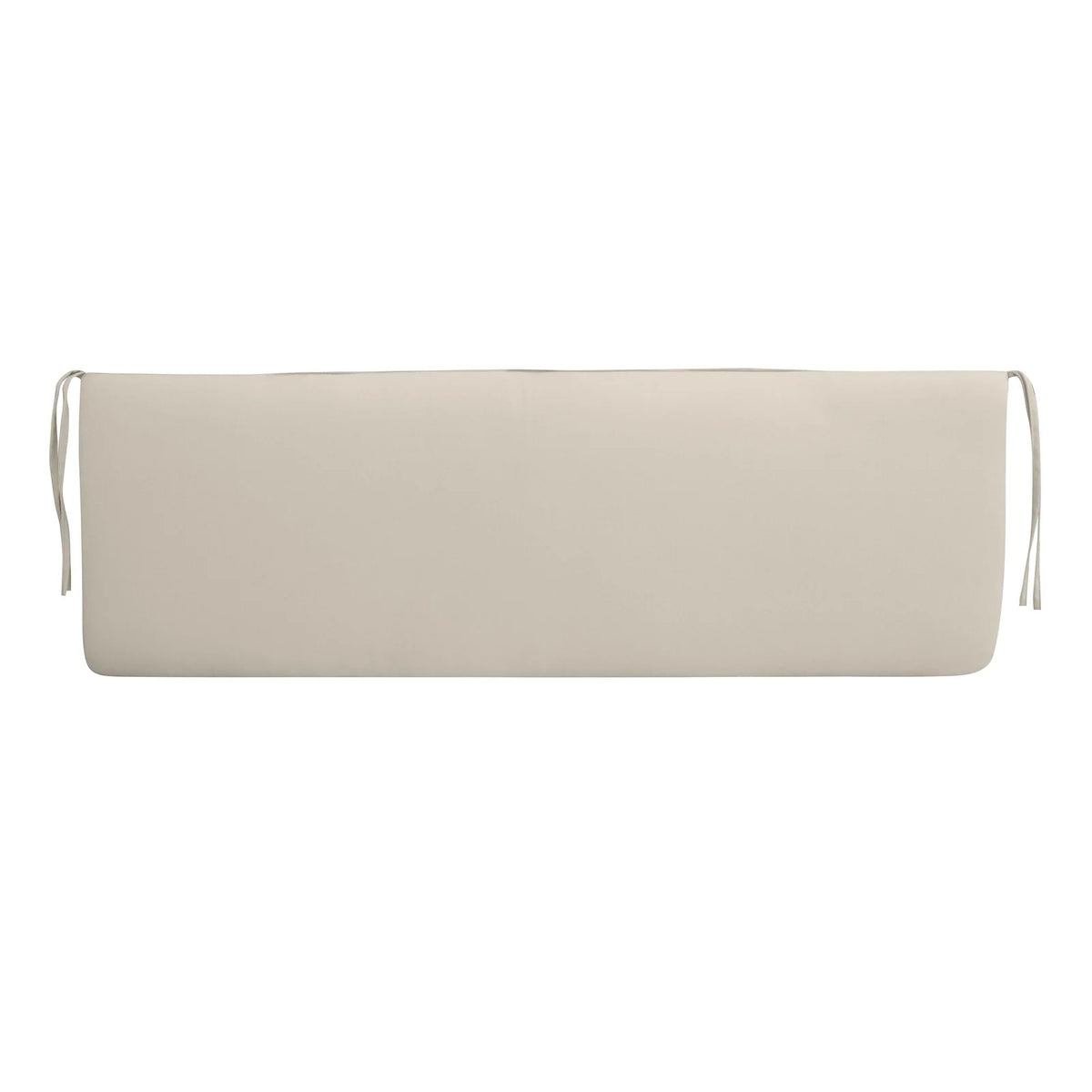 Outdoor Bench Cushion with Ties, Plush Knife-Edge Fill, Weather-Resistant Fabric, Multiple Colors and 36 — Summer Khaki / 47"