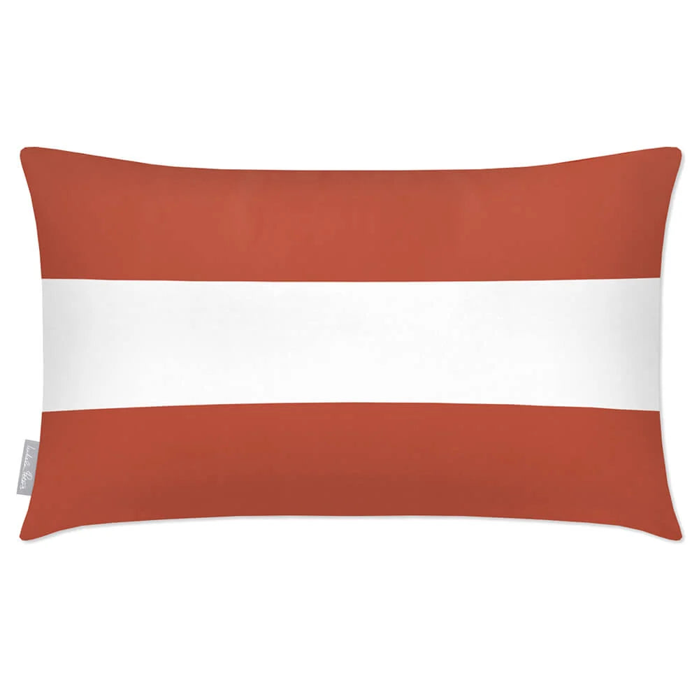 Outdoor Garden Cushion in a Waterproof Recta — Burnt Ochre / 50 x 30 cm / Burnt Ochre / 55 x 35 cm / Burnt Ochre / 60 x 40 cm