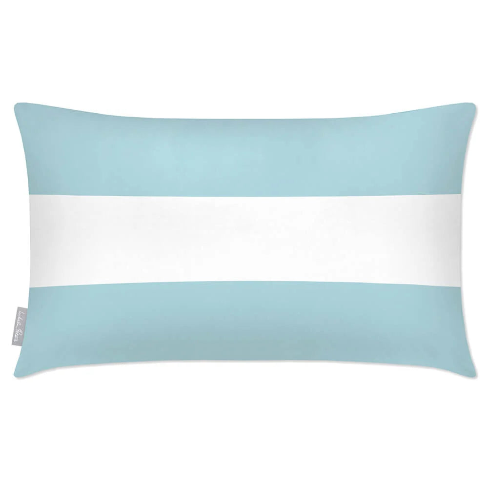 Outdoor Garden Cushion in a Waterproof Re — Celeste Blue / 50 x 30 cm / Celeste Blue / 55 x 35 cm / Celeste Blue / 60 x 40 cm