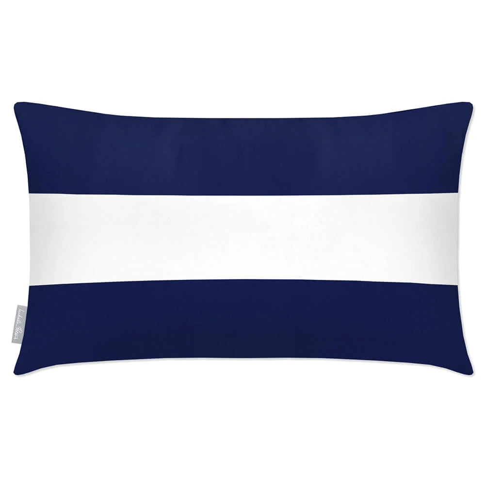 Outdoor Garden Cushion in a Waterproof Rectangular De — Midnight / 50 x 30 cm / Midnight / 55 x 35 cm / Midnight / 60 x 40 cm