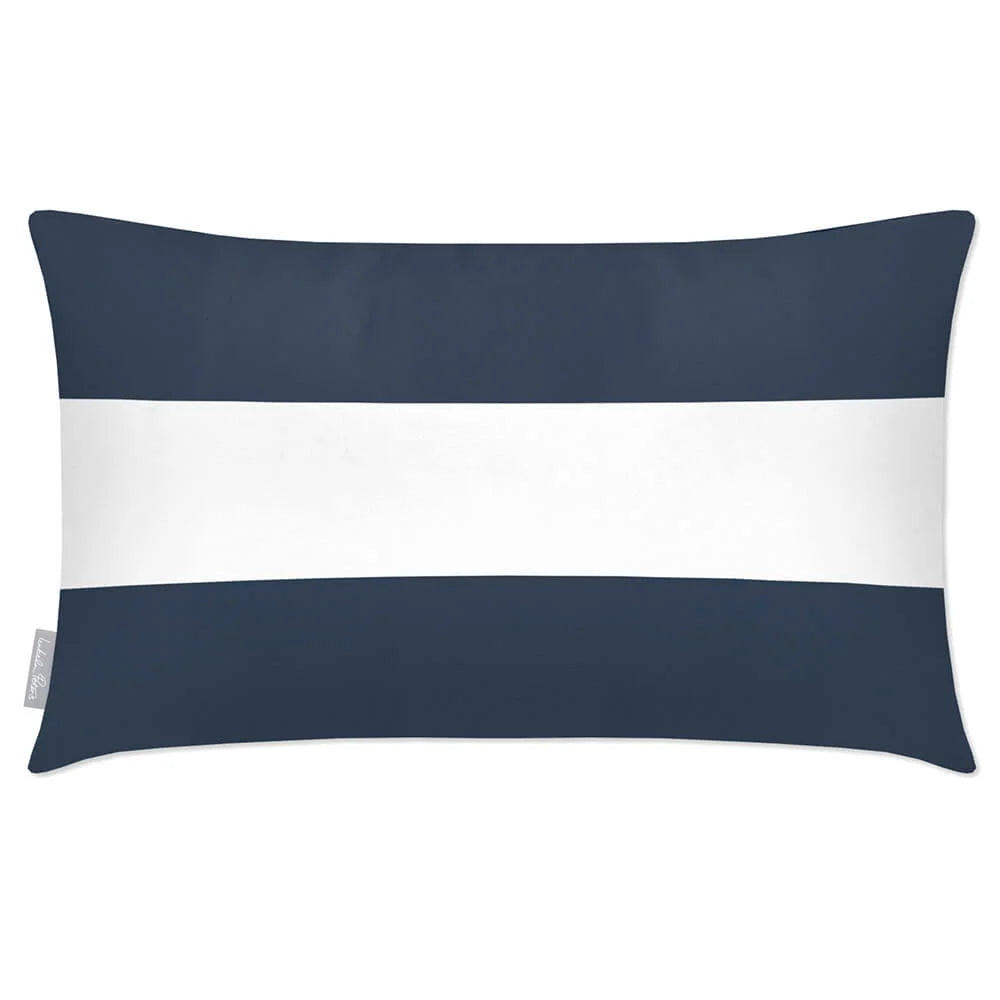 Outdoor Garden Cushion in a Waterproof Recta — Petrol Blue / 50 x 30 cm / Petrol Blue / 55 x 35 cm / Petrol Blue / 60 x 40 cm