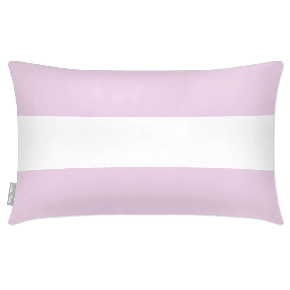 Outdoor Garden Cushion in a Waterproof Recta — Peony Blush / 50 x 30 cm / Peony Blush / 55 x 35 cm / Peony Blush / 60 x 40 cm