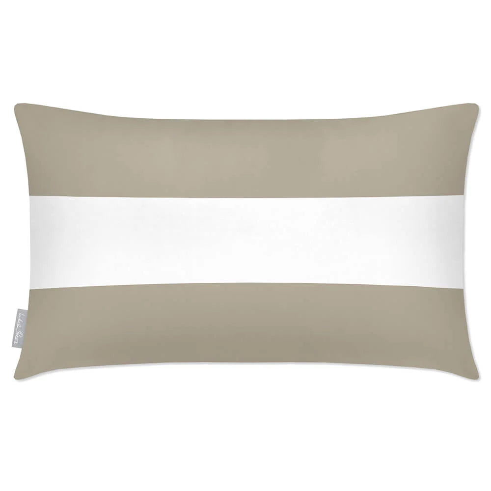 Outdoor Garden Cushion in a Waterproof Rectangular Design with — Twill / 50 x 30 cm / Twill / 55 x 35 cm / Twill / 60 x 40 cm
