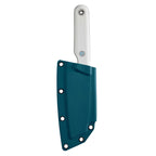 Outdoor Kitchen Knife with a MagnaCut Santoku Blade and Textured G10 Handle for Campsite Meal Prep