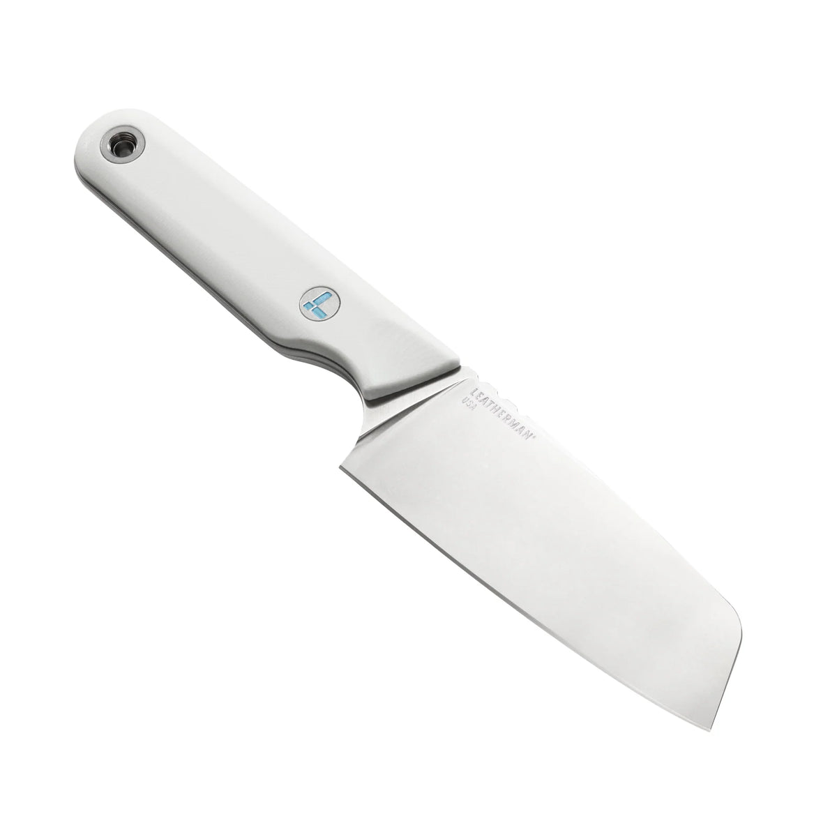 Outdoor Kitchen Knife with a MagnaCut Santoku Blade and Textured G10 Handle for Campsite Meal Prep