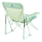 Outdoor Rocking Chair with Spring-Action Rocking, Carry Strap, Phone Pocket and Beverage Holder in Six Colors