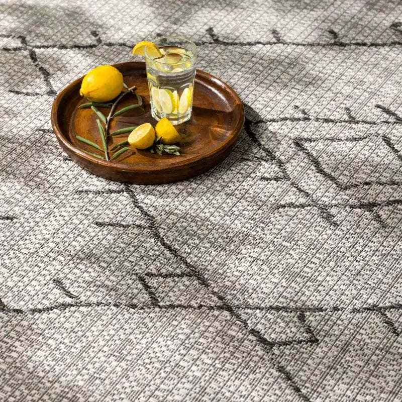 Outdoor Rug in Bohemian Global Style, Machine Woven from 100%
