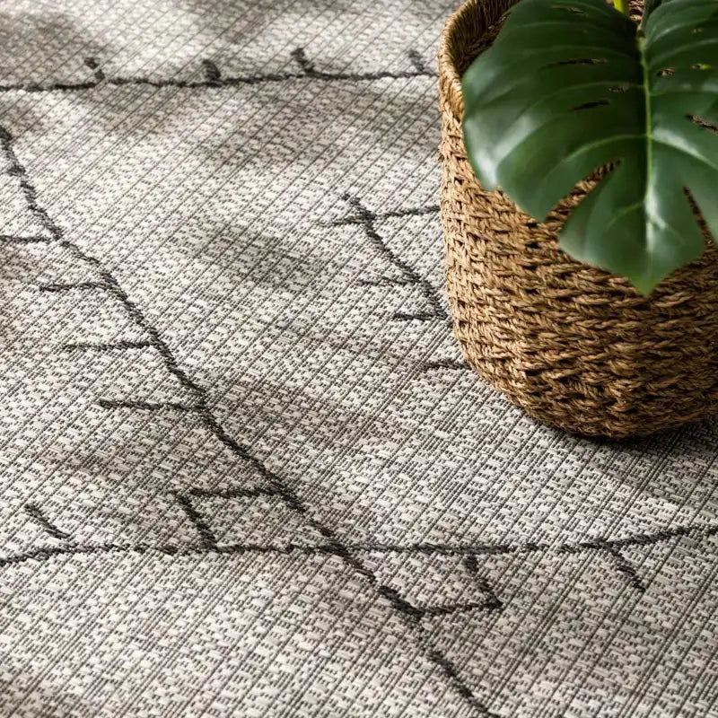 Outdoor Rug in Bohemian Global Style, Machine Woven from 100%
