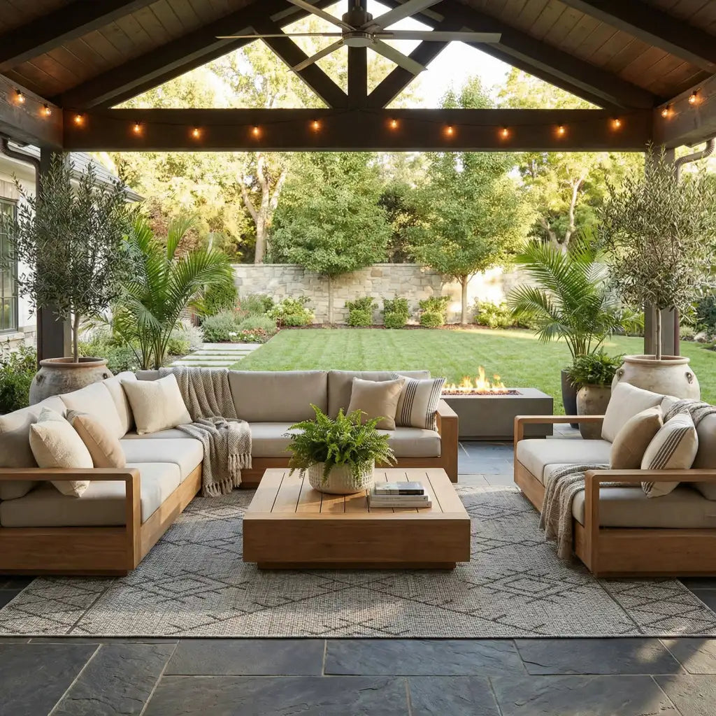Outdoor Rug in Bohemian Global Style, Machine Woven from 100%