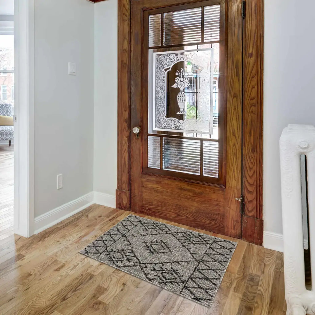 Outdoor Rug in Bohemian Global Style, Machine Woven from 100%
