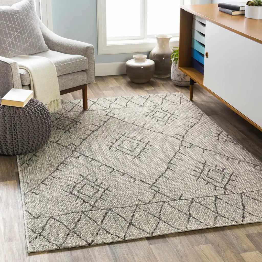 Outdoor Rug in Bohemian Global Style, Machine Woven from 100%