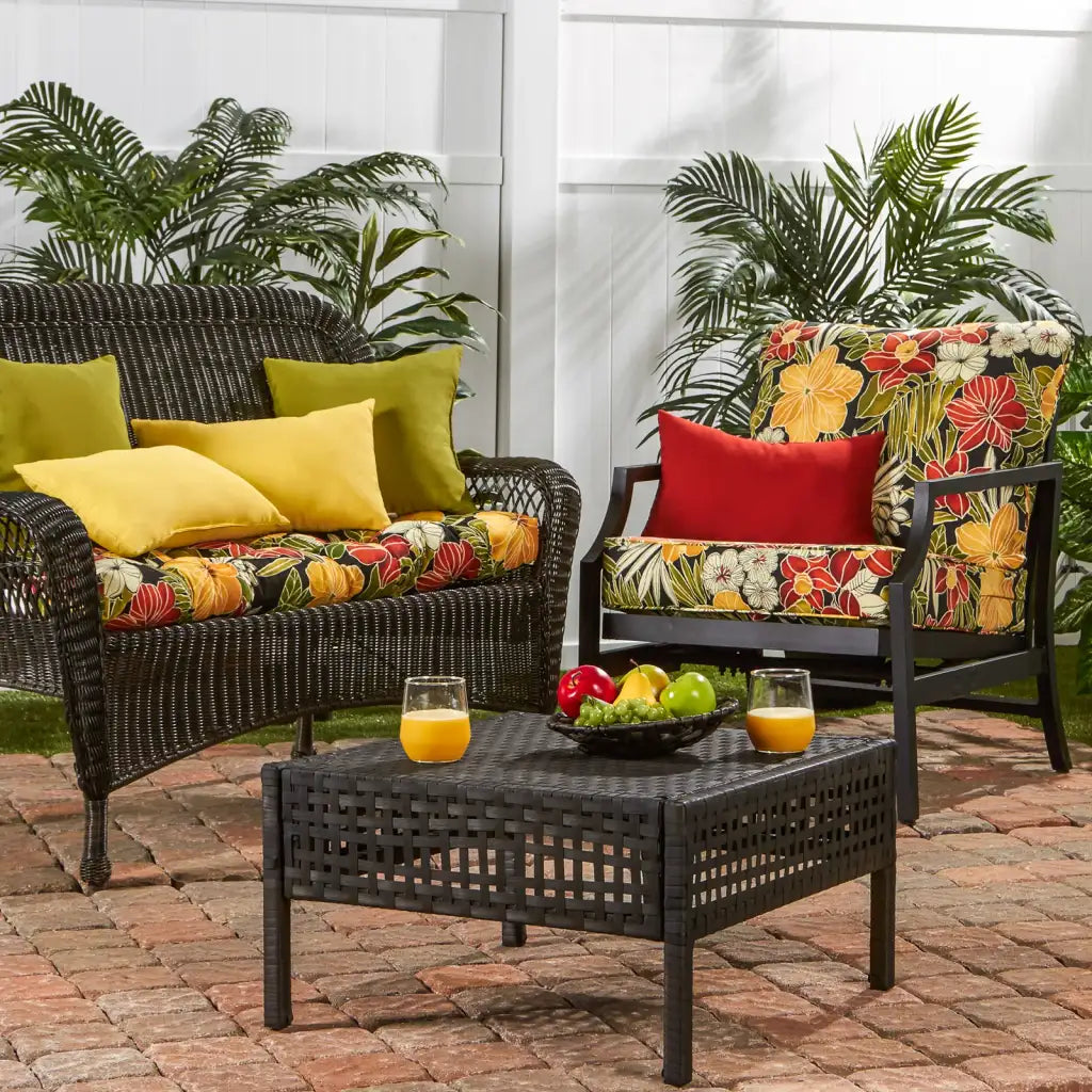 Outdoor Swing and Bench Cushion, 44 x 17 Inches, Fully Reversible