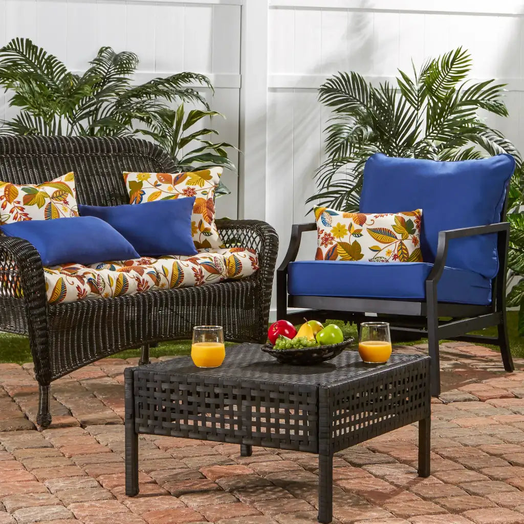 Outdoor Swing and Bench Cushion, 44 x 17 Inches, Fully Reversible