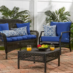Outdoor Swing and Bench Cushion, 44 x 17 Inches, Fully Reversible