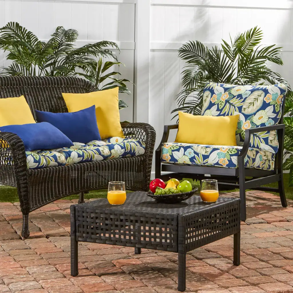 Outdoor Swing and Bench Cushion, 44 x 17 Inches, Fully Reversible