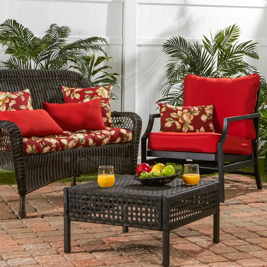 Outdoor Swing and Bench Cushion, 44 x 17 Inches, Fully Reversible