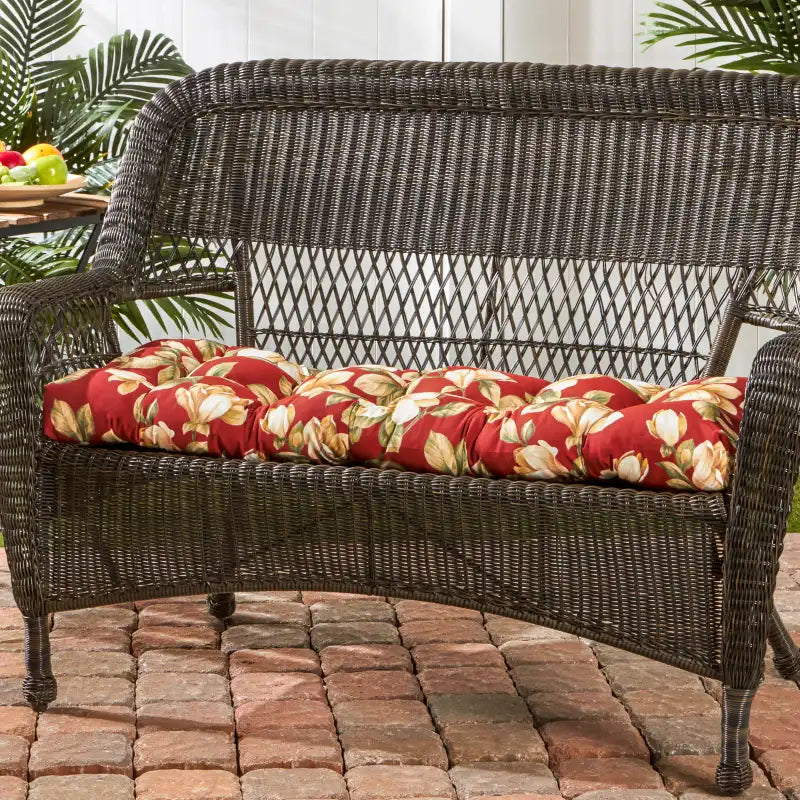 Outdoor Swing and Bench Cushion, 44 x 17 Inches, Fully Reversible