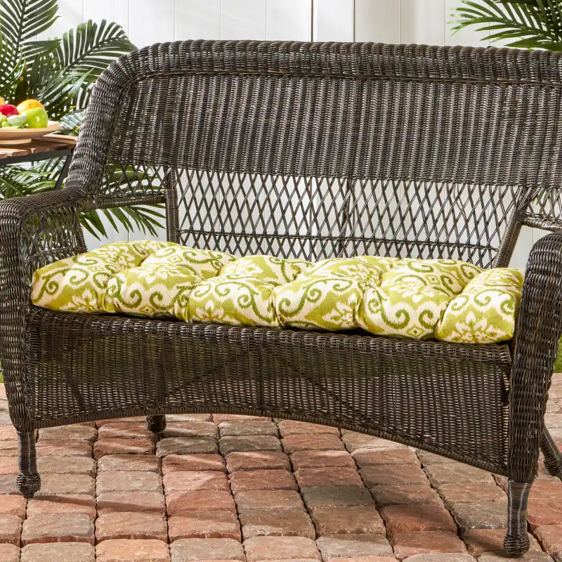 Outdoor Swing and Bench Cushion, 44 x 17 Inches, Fully Reversible