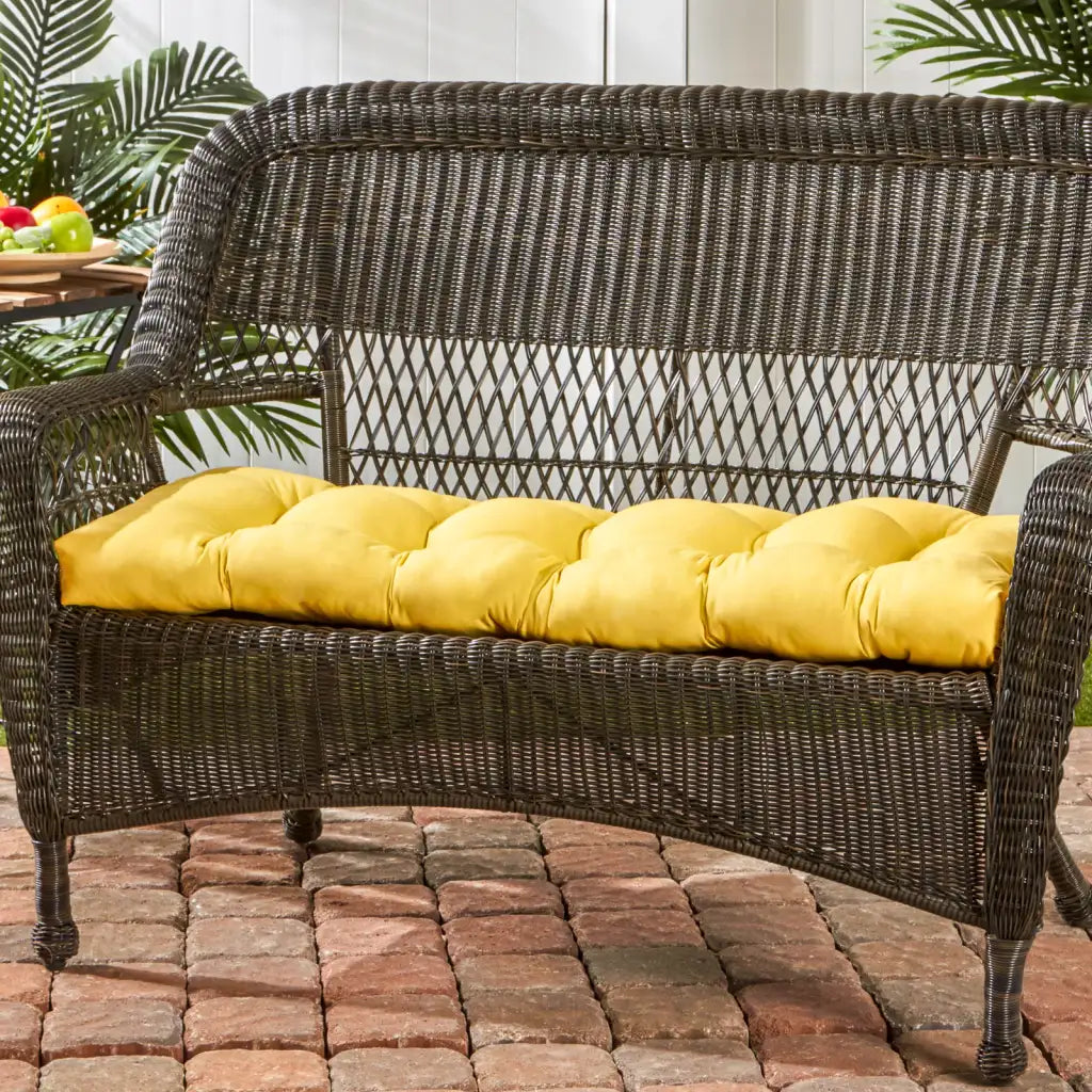 Outdoor Swing and Bench Cushion, 44 x 17 Inches, Fully Reversible