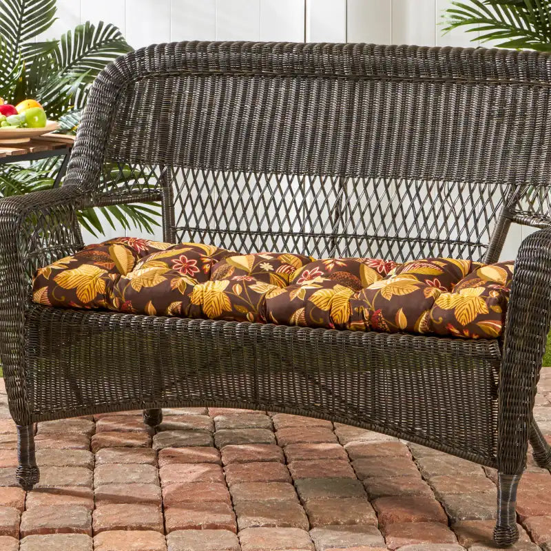 Outdoor Swing and Bench Cushion, 44 x 17 Inches, Fully Reversible