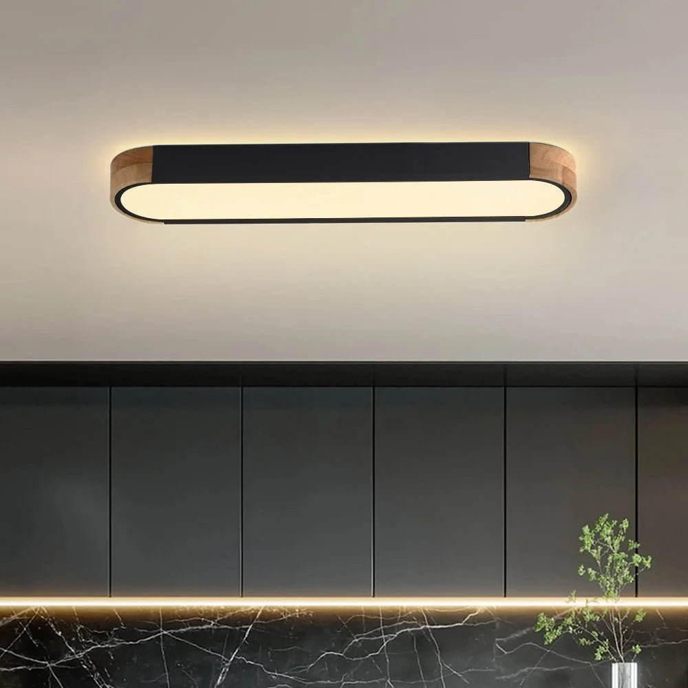 Oval Flush Mount LED Ceiling Light