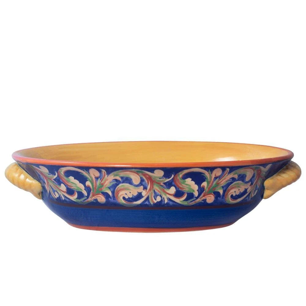 Oval Stoneware Serving Bowl