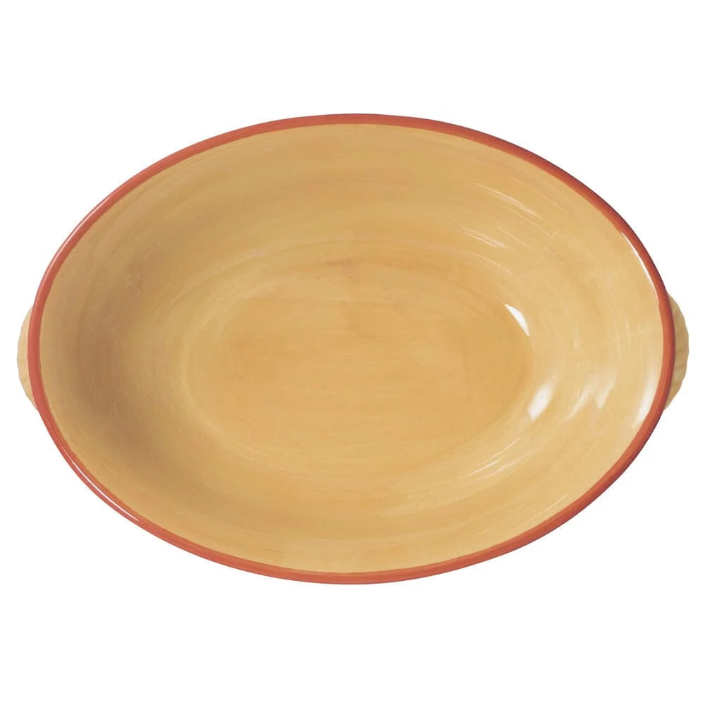 Oval Stoneware Serving Bowl