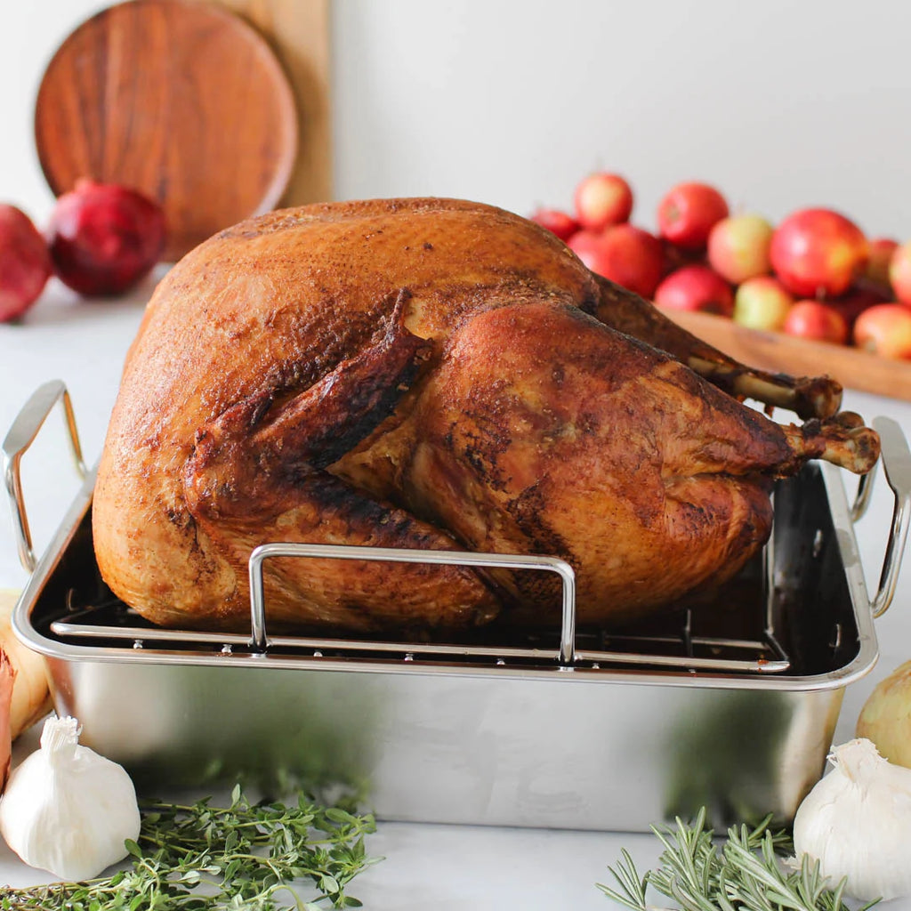 Oven Roasted Whole Turkey, Slow Roasted in Small Batches