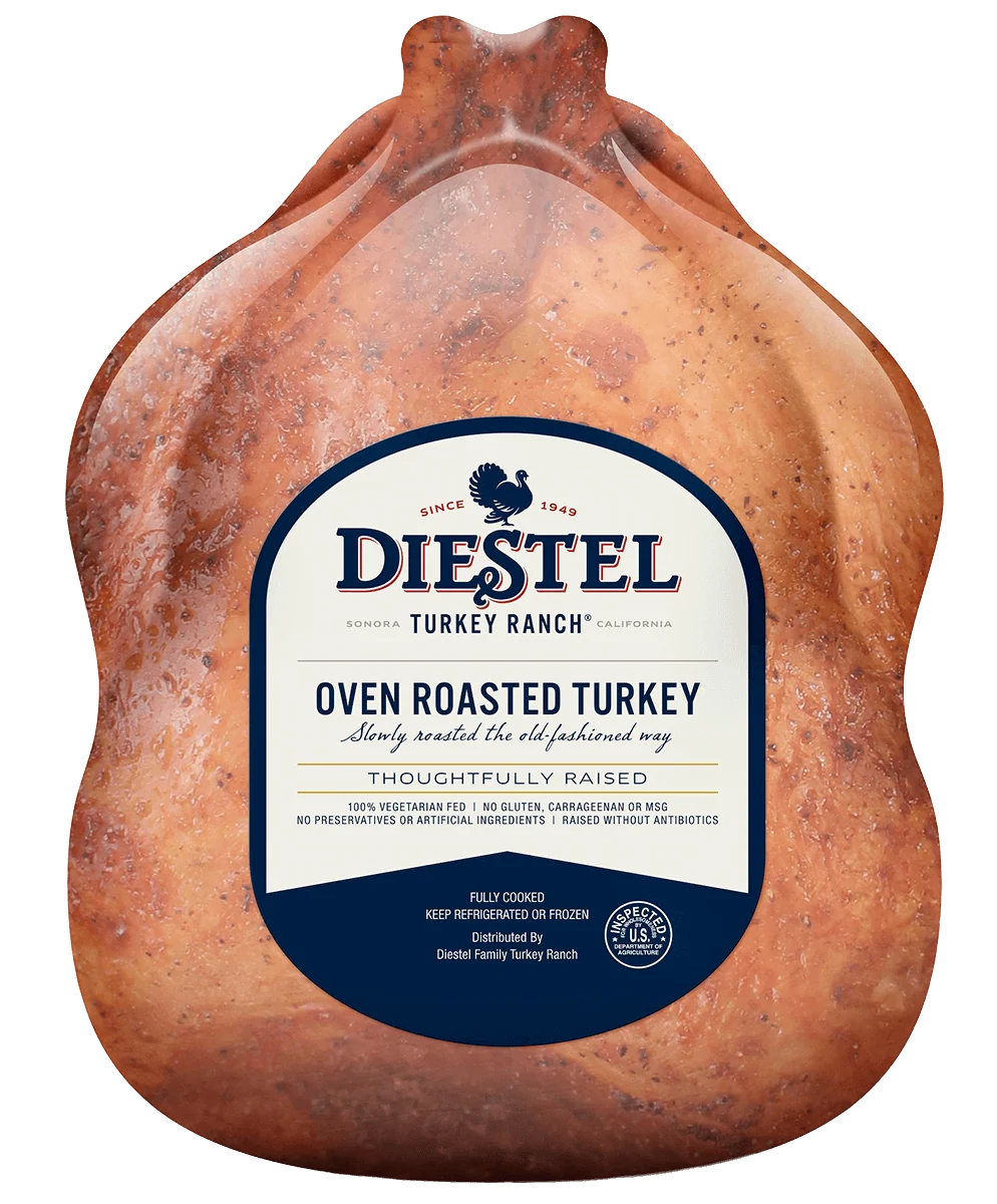 Oven Roasted Whole Turkey, Slow Roasted in Small Batches