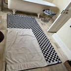 Oversized Bath Towel in Black, 220 x 100 cm Extra-Long Soft Shower, Beach and Spa Wrap · Towels