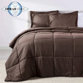 Oversized Comforter Set with Two Pillow Shams for Super Queen, King, Twin XL and Full XL Beds