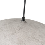 Oversized Metal Dome Pendant Light with Adjustable Cable, Gold-Foiled Interior and Four Size