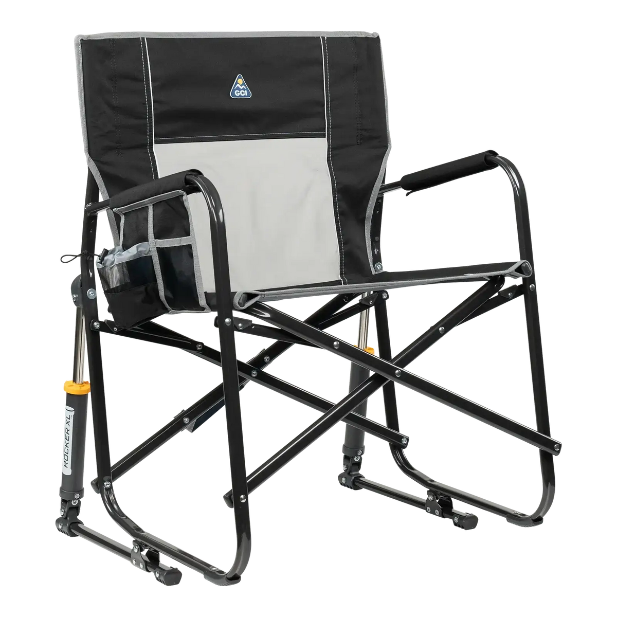 Oversized Outdoor Rocking Chair, Black