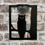 Owl Solar Light Wall Plaque