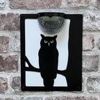 Owl Solar Light Wall Plaque