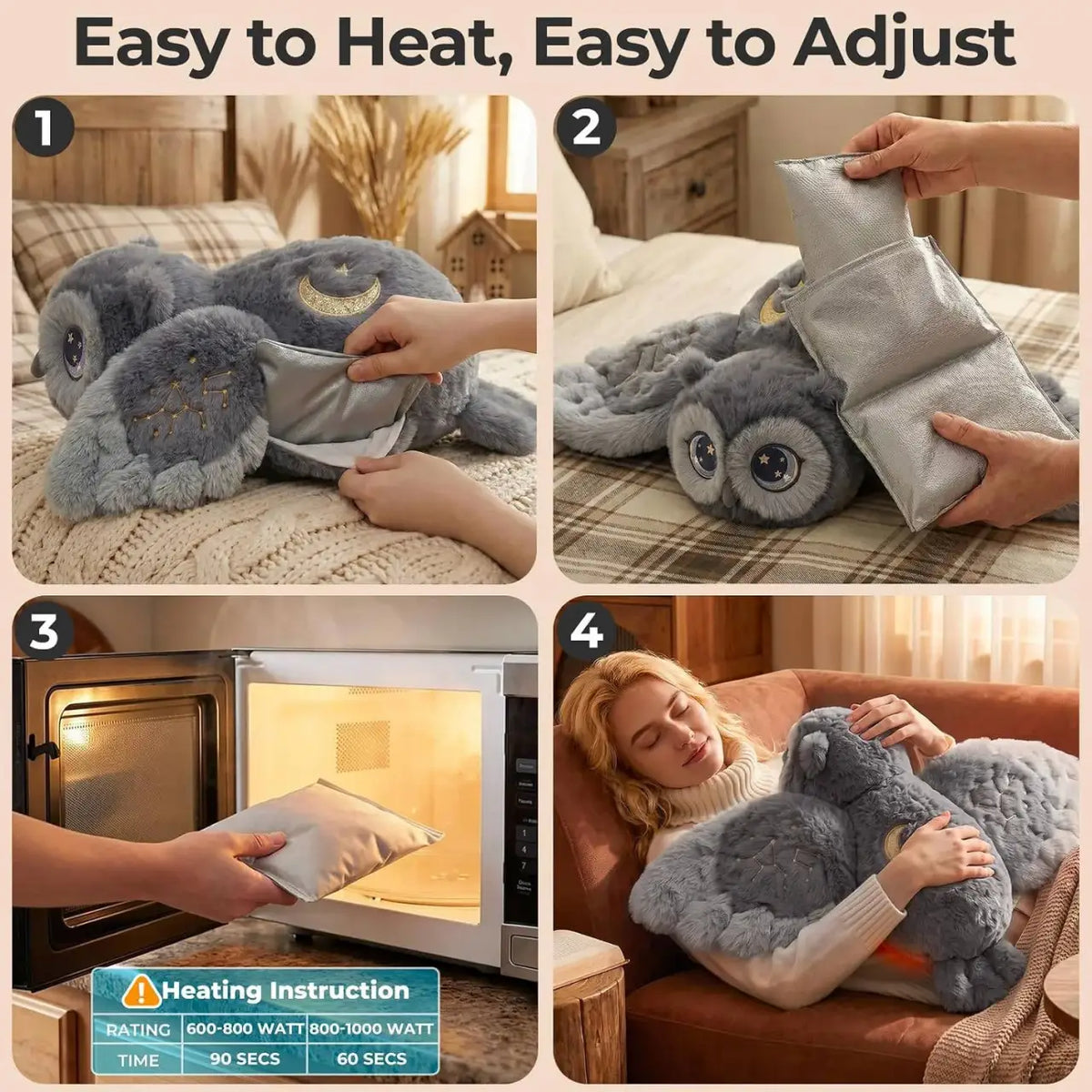 Owl Weighted Stuffed Animal