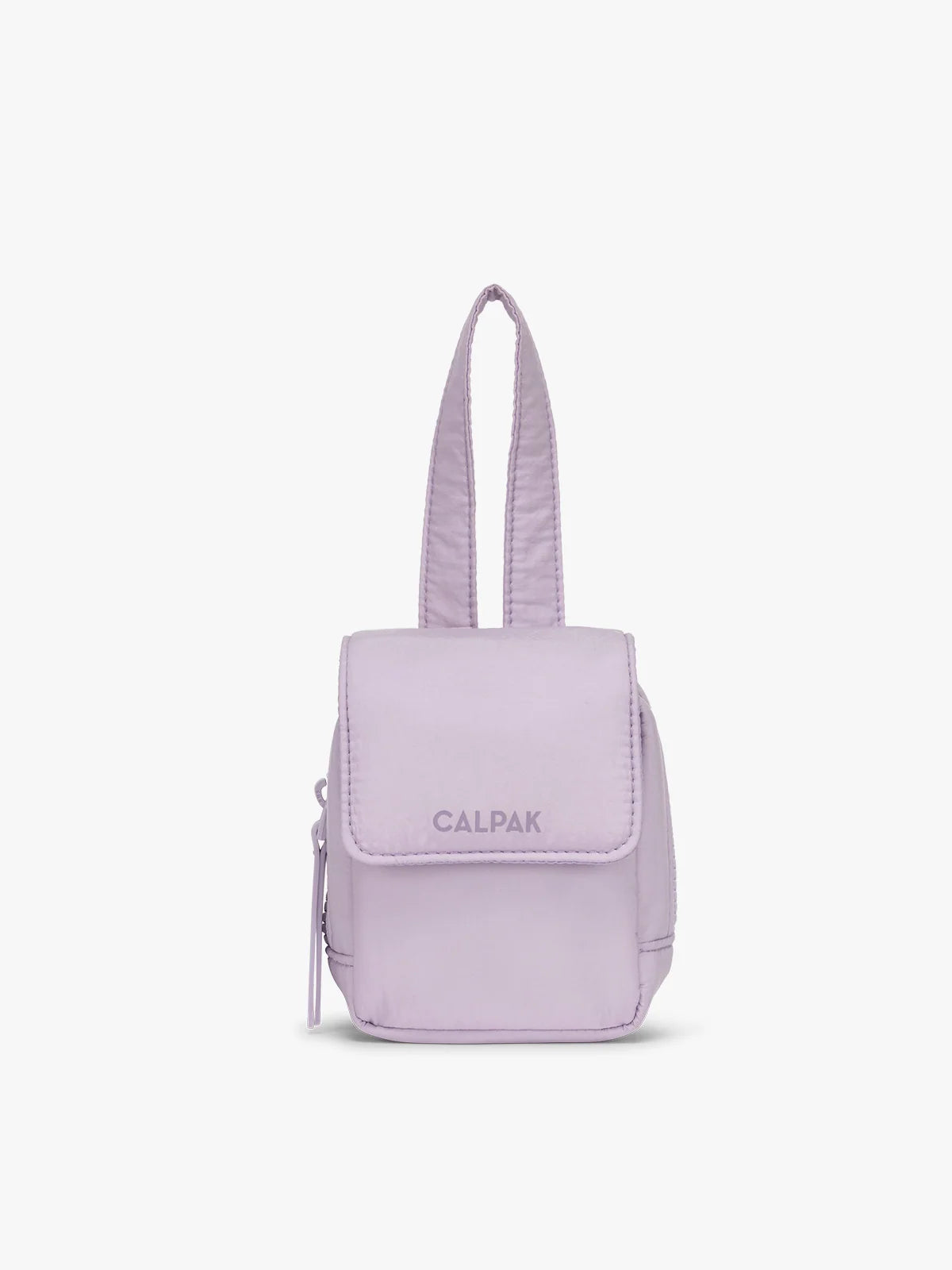 Pacifier Pouch with Recycled Water-Resistant Exterior and Wipeable Interior for Stroller, Diaper Bag, and Travel — ORCHID