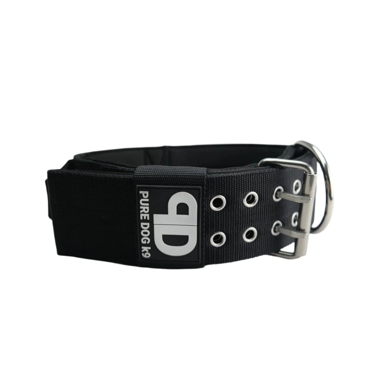 Padded Large Dog Collar in Black