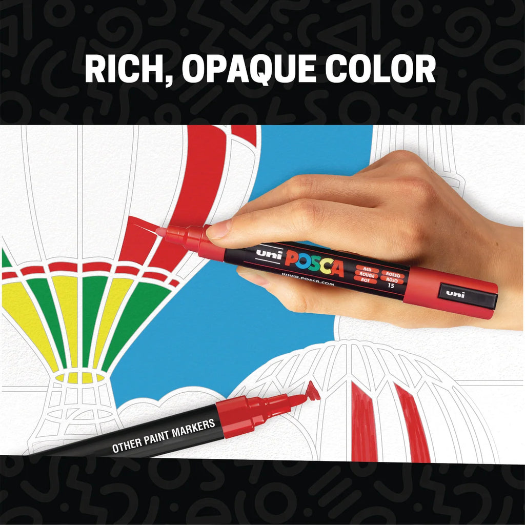 Paint Marker Set of 16 Medium-Tip Markers