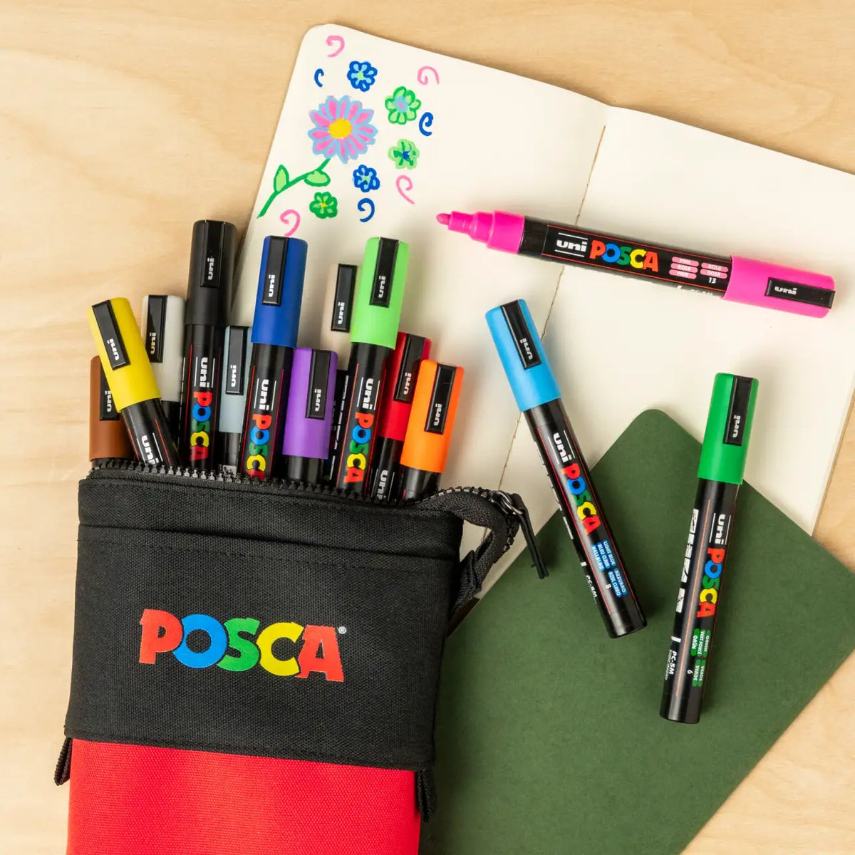 Paint Marker Set of 16 Medium-Tip Markers