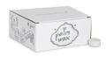 Palm Wax Tealight Candles in White, Box of 100