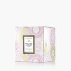Panjore Lychee Scented Candle in a 9 oz Embossed Glass Jar