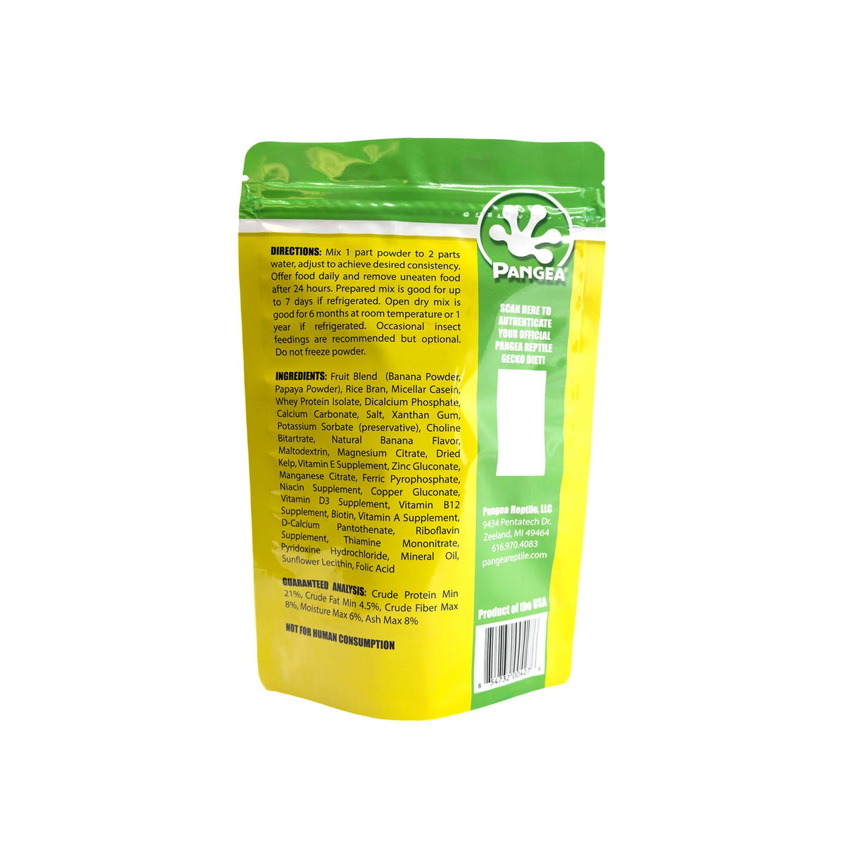 Papaya and Banana Gecko Food Powder