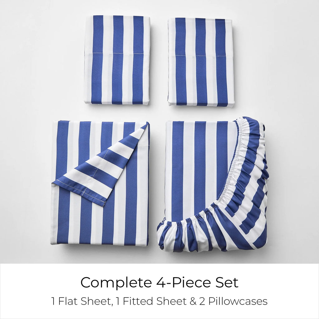 Patterned Microfiber Sheet Set