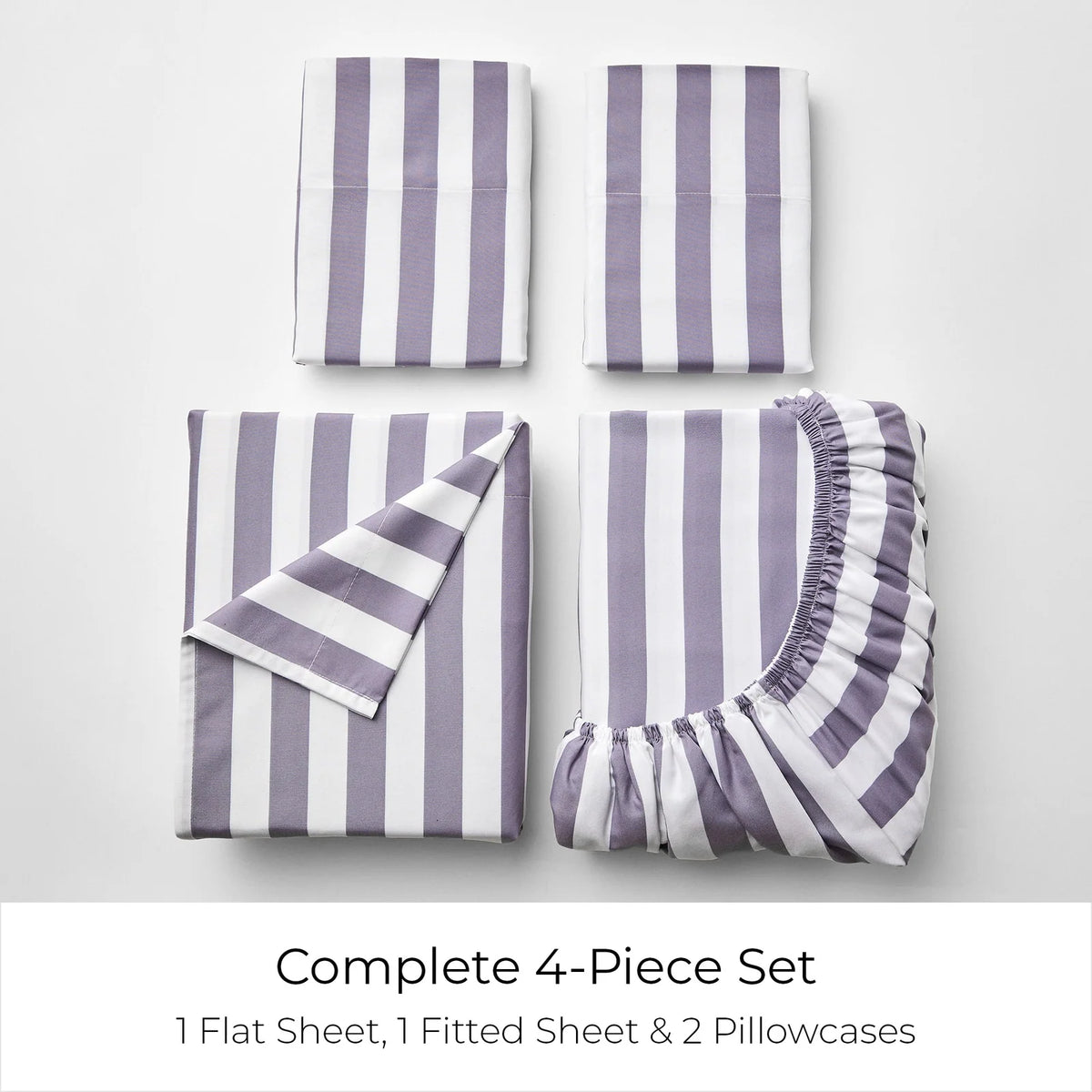 Patterned Microfiber Sheet Set
