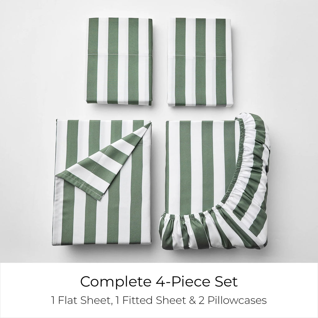 Patterned Microfiber Sheet Set